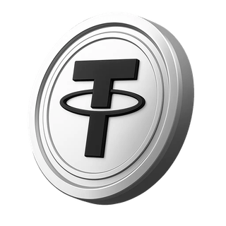 Pièce Tether USDT dans la zone de détails du compte
